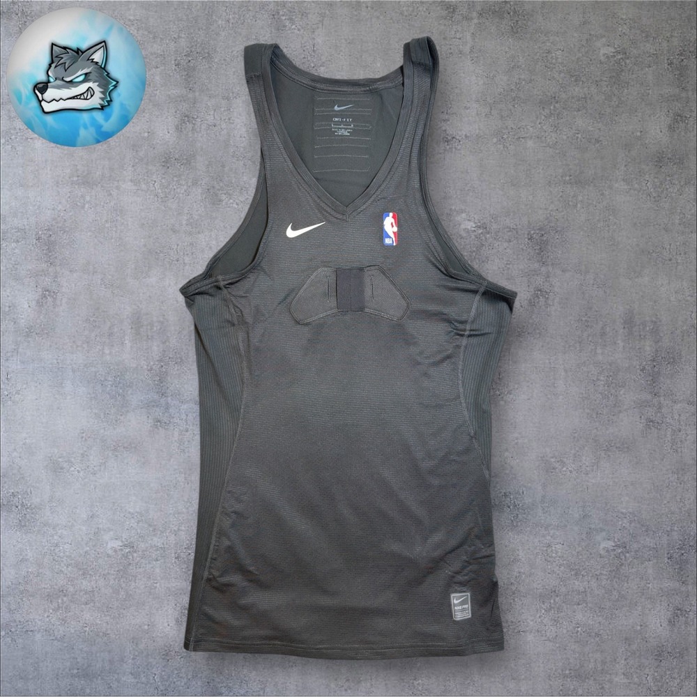 Nike Pro NBA Team Player Issue Training Tank Top XL-Tall Black 880805-010